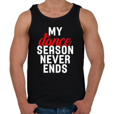PRINTFASHION Tánc szezon - Férfi atléta - Fekete atléta, trikó