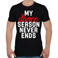 PRINTFASHION Tánc szezon - Férfi póló - Fekete női póló