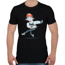 PRINTFASHION Táncos - Férfi póló - Fekete