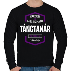 PRINTFASHION Tánctanár prémium minőség - Férfi pulóver - Fekete