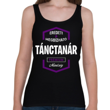 PRINTFASHION Tánctanár prémium minőség - Női atléta - Fekete női trikó