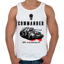 PRINTFASHION tank2 - Férfi atléta - Fehér atléta, trikó