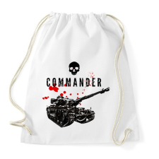 PRINTFASHION Tank Commander - Sportzsák, Tornazsák - Fehér tornazsák