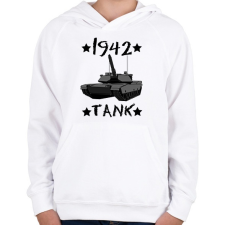 PRINTFASHION Tank - Gyerek kapucnis pulóver - Fehér gyerek pulóver, kardigán