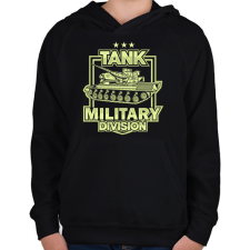 PRINTFASHION Tank - Gyerek kapucnis pulóver - Fekete gyerek pulóver, kardigán