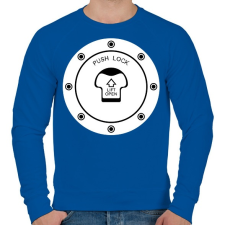 PRINTFASHION Tanksapka - Férfi pulóver - Királykék férfi pulóver, kardigán