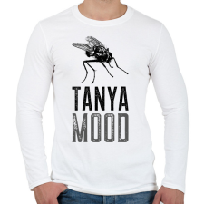 PRINTFASHION TANYA MOOD - Férfi hosszú ujjú póló - Fehér férfi póló
