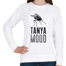 PRINTFASHION TANYA MOOD - Női pulóver - Fehér női pulóver, kardigán