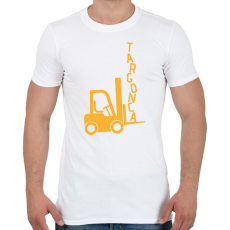 PRINTFASHION Targonca - Férfi póló - Fehér