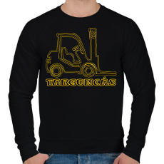 PRINTFASHION targoncás - Férfi pulóver - Fekete