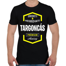 PRINTFASHION Targoncás prémium minőség - Férfi póló - Fekete férfi póló