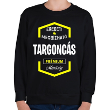 PRINTFASHION Targoncás prémium minőség - Gyerek pulóver - Fekete gyerek pulóver, kardigán