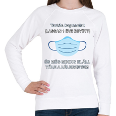 PRINTFASHION tartós kapcsolat - Női pulóver - Fehér