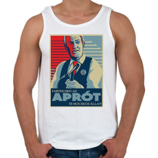 PRINTFASHION Tartsd meg az aprót! - Férfi atléta - Fehér