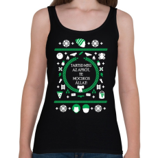 PRINTFASHION Tartsd meg! - Női atléta - Fekete