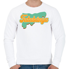 PRINTFASHION Tatabánya - Férfi pulóver - Fehér