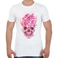 PRINTFASHION Tavaszi koponya - Férfi póló - Fehér férfi póló