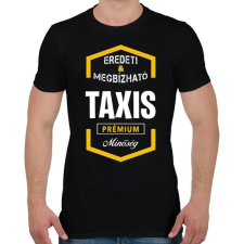 PRINTFASHION Taxis prémium minőség - Férfi póló - Fekete férfi póló