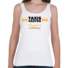 PRINTFASHION Taxis vagyok - Női atléta - Fehér