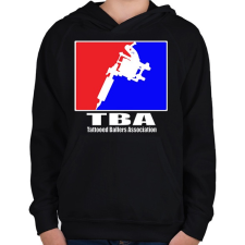 PRINTFASHION TBA - Gyerek kapucnis pulóver - Fekete gyerek pulóver, kardigán