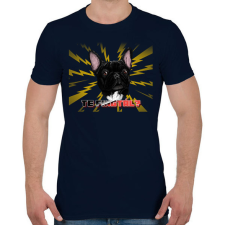 PRINTFASHION TE FINGTÁL 3 - Férfi póló - Sötétkék férfi póló