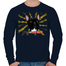 PRINTFASHION TE FINGTÁL 3 - Férfi pulóver - Sötétkék