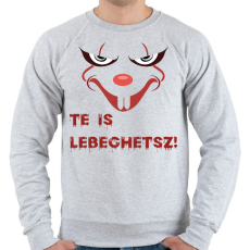 PRINTFASHION te is lebeghetsz - Férfi pulóver - Sport szürke