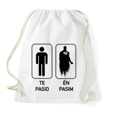 PRINTFASHION Te Pasid Én Pasim - Sportzsák, Tornazsák - Fehér tornazsák
