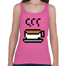 PRINTFASHION Tea logó pixelart - Női atléta - Rózsaszín