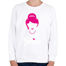 PRINTFASHION Team Bride fehér - Gyerek pulóver - Fehér gyerek pulóver, kardigán