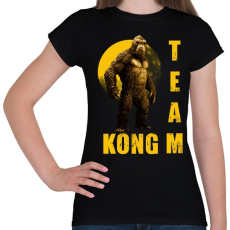 PRINTFASHION TEAM KONG - Női póló - Fekete