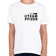 PRINTFASHION Team Pfizer - Gyerek póló - Fehér gyerek póló