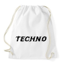 PRINTFASHION Techno - Sportzsák, Tornazsák - Fehér tornazsák
