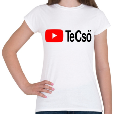 PRINTFASHION TeCső - Női póló - Fehér női póló