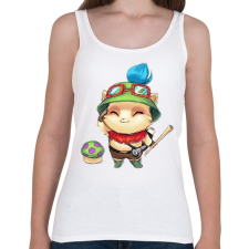 PRINTFASHION Teemo - Női atléta - Fehér női trikó