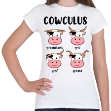 PRINTFASHION Tehén függvények - Női póló - Fehér női póló