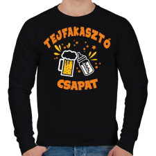PRINTFASHION Tejfakasztó csapat - Férfi pulóver - Fekete férfi pulóver, kardigán