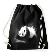 PRINTFASHION Tejpanda - Sportzsák, Tornazsák - Fekete tornazsák