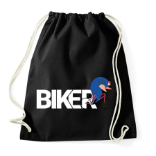 PRINTFASHION Tekerek ahogy bírok - Sportzsák, Tornazsák - Fekete tornazsák