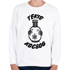 PRINTFASHION TeKis Köcsög - Gyerek pulóver - Fehér