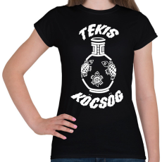 PRINTFASHION TeKis Köcsög - Női póló - Fekete