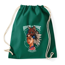 PRINTFASHION Teknős erő - Sportzsák, Tornazsák - Sötétzöld tornazsák