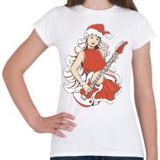 PRINTFASHION Télanyó gitárral - Női póló - Fehér