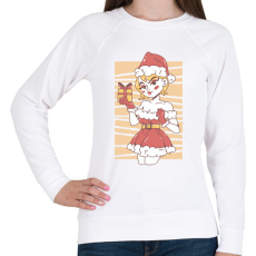 PRINTFASHION Télanyó - Női pulóver - Fehér