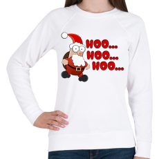 PRINTFASHION Télapó - hoo... - Női pulóver - Fehér