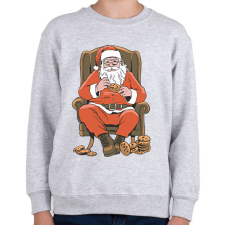 PRINTFASHION Télapó sütizik - Gyerek pulóver - Sport szürke gyerek pulóver, kardigán