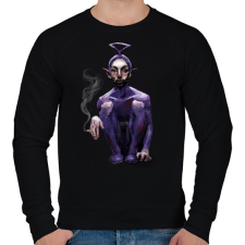 PRINTFASHION Teletubbie - Férfi pulóver - Fekete férfi pulóver, kardigán