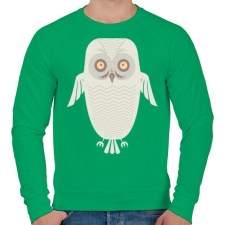 PRINTFASHION Téli bagoly - Férfi pulóver - Zöld férfi pulóver, kardigán