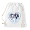 PRINTFASHION Téli szerelem - Sportzsák, Tornazsák - Fehér