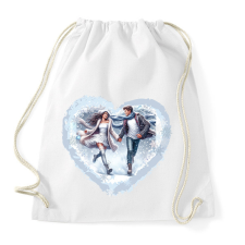 PRINTFASHION Téli szerelem - Sportzsák, Tornazsák - Fehér tornazsák